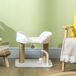 Árbol para Gato Aglomerado de Madera PawHut Árbol para Gato Aglomerado de Madera PawHut Blanco