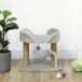 Árbol para Gato Aglomerado de Madera PawHut Árbol para Gato Aglomerado de Madera PawHut Gris