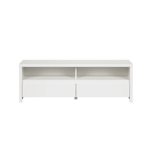 Móvel TV 2 gavetas 2 nichos 143 cm Soren Branco