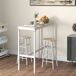 Conjunto de Bar MDF, Acero HOMCOM, hogar - cocina Conjunto de Bar MDF, Acero HOMCOM, hogar - cocina Blanco/ Madera