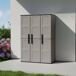 Roupeiro de exterior em PVC Roupeiro de exterior em PVC Gris