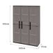 Roupeiro de exterior em PVC Roupeiro de exterior em PVC Gris