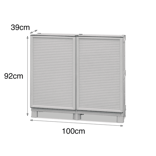 Armário de exterior em PVC