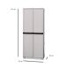 Roupeiro exterior em PVC Roupeiro exterior em PVC Gris Claro
