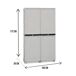 Roupeiro em PVC para exterior Roupeiro em PVC para exterior Gris Claro