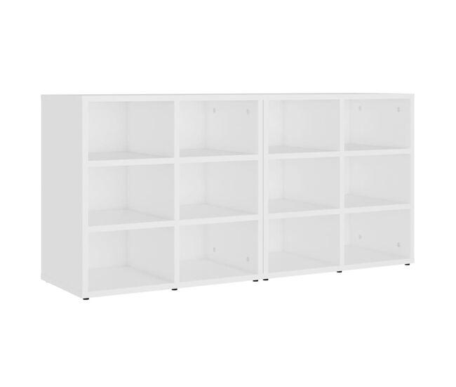Vidaxl muebles zapatero 2 unidades blanco 52,5x30x50 cm