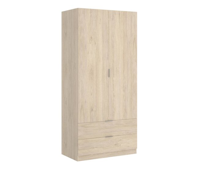 Armário 2 portas com efeito madeira
