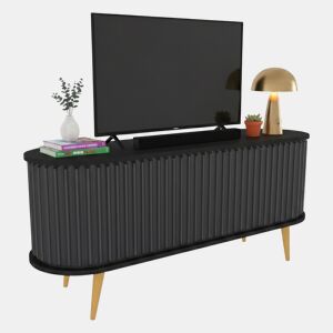 Móvel tv com efeito madeira