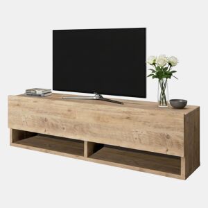 Móvel tv com efeito madeira