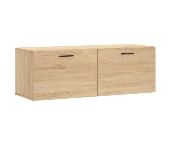 Vidaxl armario de pared madera ingeniería roble sonoma 100x36,5x35 cm