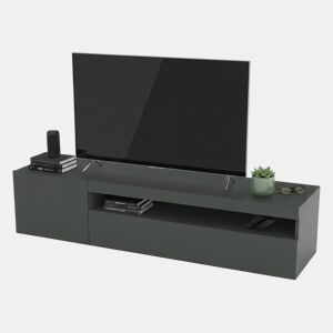Móvel tv com efeito madeira