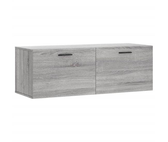 Vidaxl armario de pared madera ingeniería gris sonoma 100x36,5x35 cm
