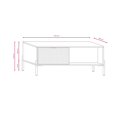 MESA CENTRO DIAMO