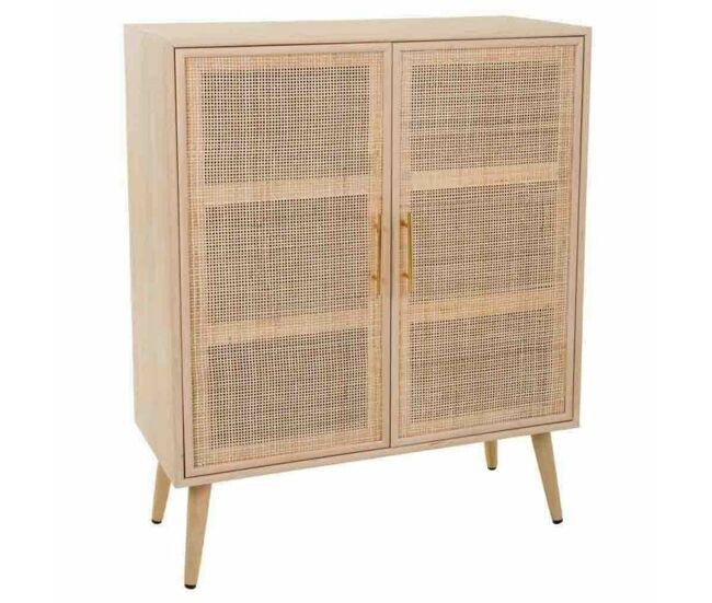 Armario alexandra house living natural madera mdf 37 x 101 x 80 cm