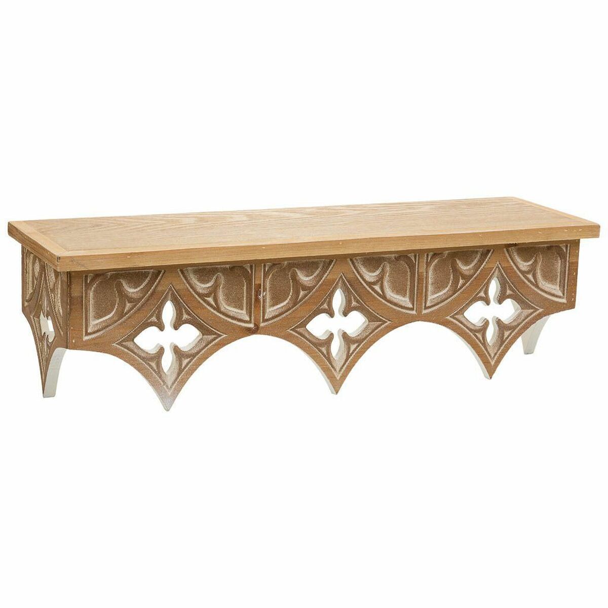 Estante alexandra house living marrón madera de abeto madera mdf 18 x 17 x 60 cm