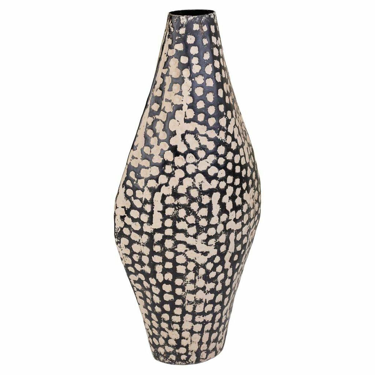 Jarrón alexandra house living negro hierro 11 x 52 x 23 cm