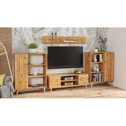 Movel Tv FOCUS RTV155 2D 155x40x48 Natural