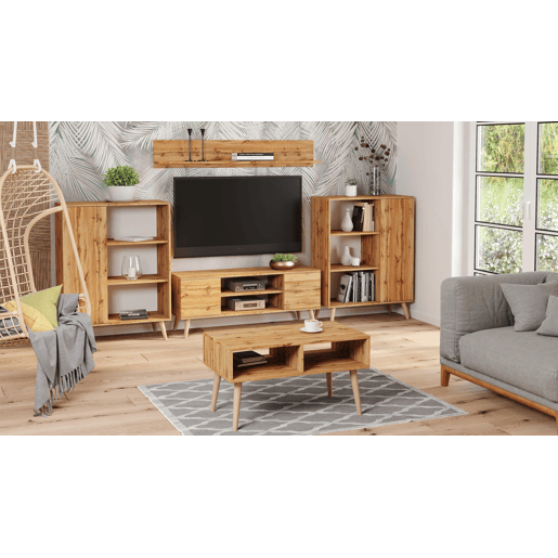 Movel Tv FOCUS RTV155 2D 155x40x48 Natural