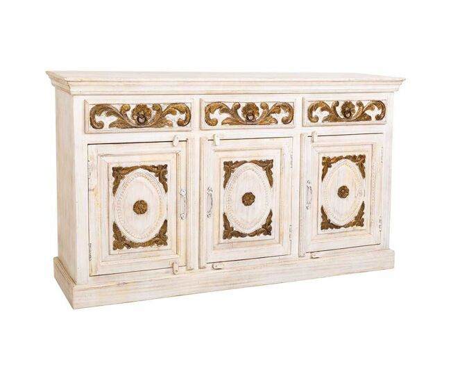Aparador alexandra house living madera de mango 41 x 90 x 153 cm