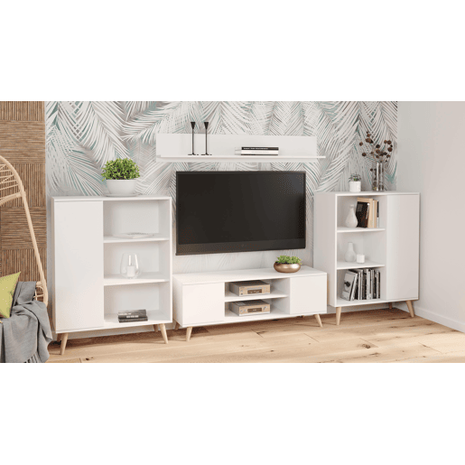 Movel Tv FOCUS RTV155 2D 155x40x48 Branco Movel Tv FOCUS RTV155 2D 155x40x48 Branco
