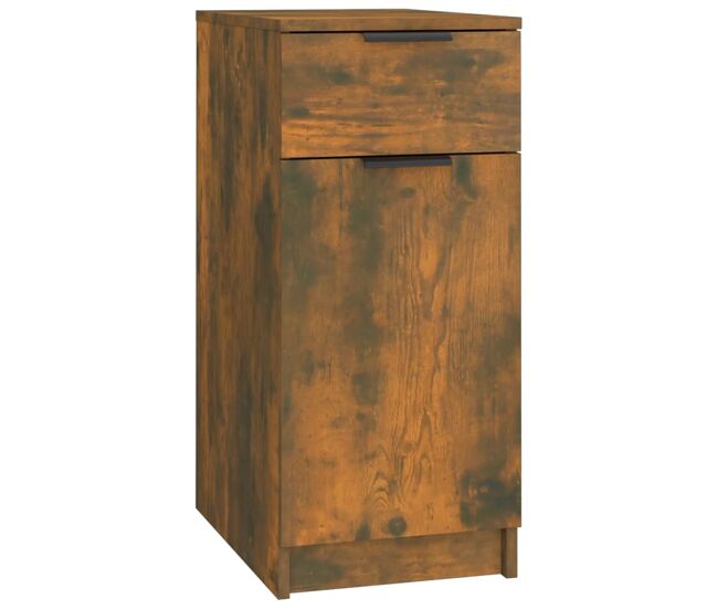 Vidaxl armario de escritorio aglomerado roble ahumado 33,5x50x75 cm