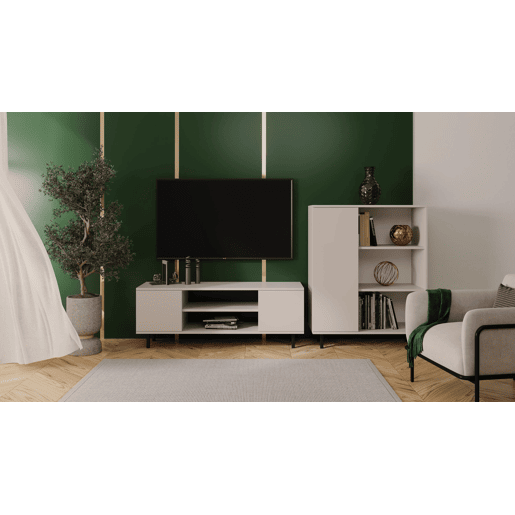 Movel Tv FOCUS RTV155 2D 155x40x48 Bege