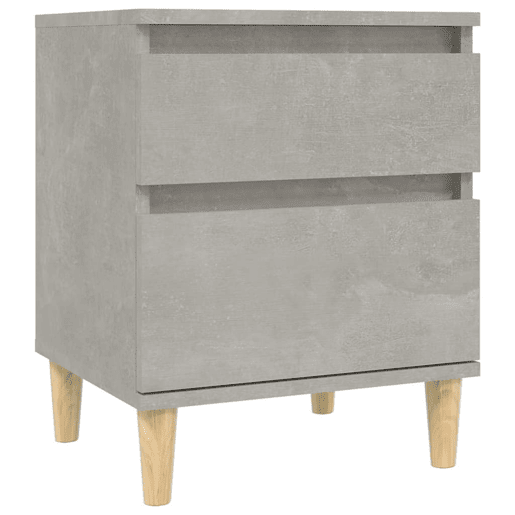 vidaXL Mesa de cabeceira 40x35x50 cm cinza cimento vidaXL Mesa de cabeceira 40x35x50 cm cinza cimento