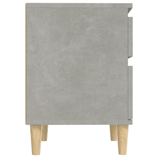 vidaXL Mesa de cabeceira 40x35x50 cm cinza cimento vidaXL Mesa de cabeceira 40x35x50 cm cinza cimento