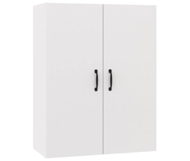Vidaxl armario colgante de madera de ingeniería blanco 69,5x34x90 cm