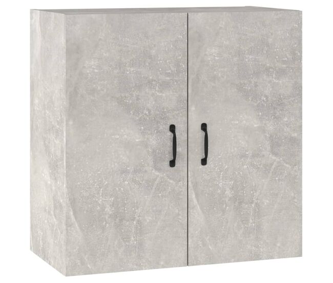 Vidaxl armario de pared madera contrachapada gris hormigón 60x31x60 cm