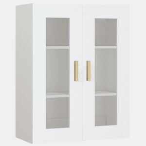 vidaXL Armário de parede suspenso 69,5x34x90 cm branco