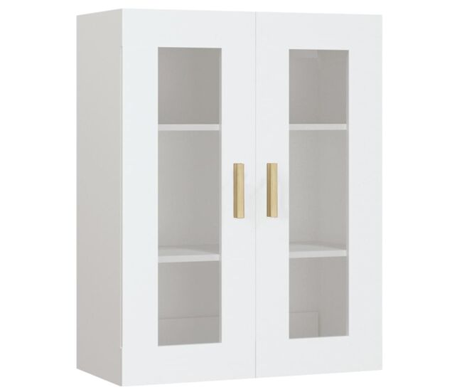 Vidaxl armario de pared colgante blanco 69,5x34x90 cm