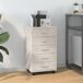 Cajonera con ruedas 33 Cajonera con ruedas 33 Blanco Brillo