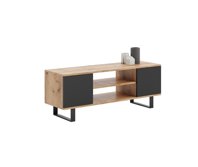 Muebles tv focus rtv155 2d 155x40x48 grafito