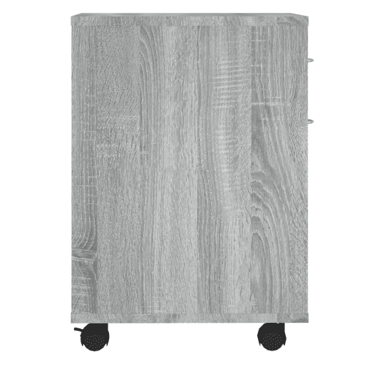 vidaXL Móvel com rodas 45x38x54cm derivados de madeira sonoma cinza vidaXL Móvel com rodas 45x38x54cm derivados de madeira sonoma cinza