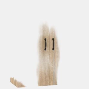 vidaXL Armário suspenso 69,5x34x90 cm derivados de madeira cor sonoma