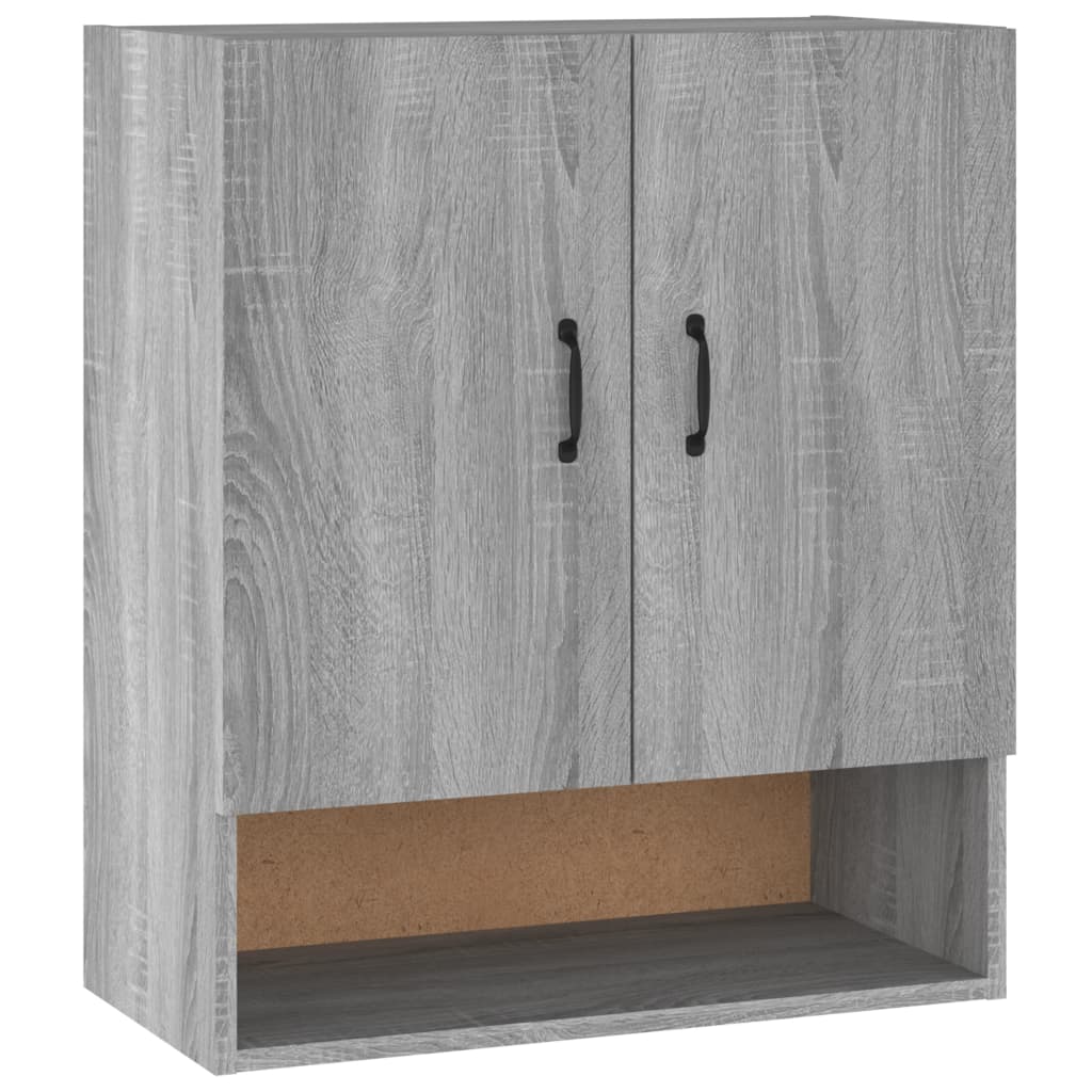 Armario De Pared 60 Roble/ Gris