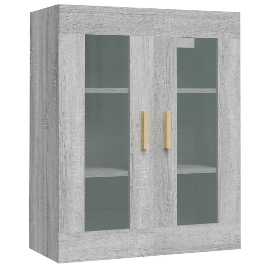 Armario De Pared Colgante 69 Roble/ Gris
