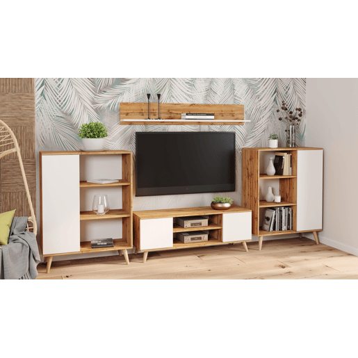 Movel Tv FOCUS RTV155 2D 155x40x48 Bege