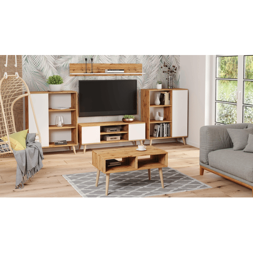 Movel Tv FOCUS RTV155 2D 155x40x48 Bege