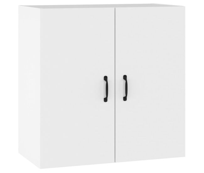 Vidaxl armario de pared madera contrachapada blanco 60x31x60 cm