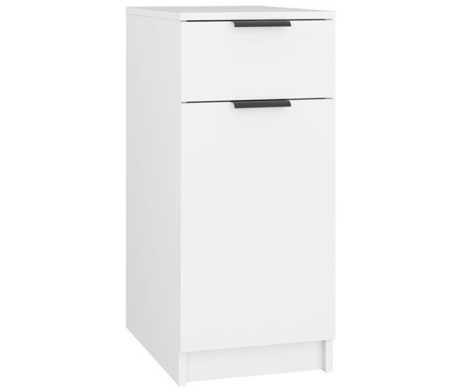 Vidaxl armario de escritorio madera contrachapada blanco 33,5x50x75 cm