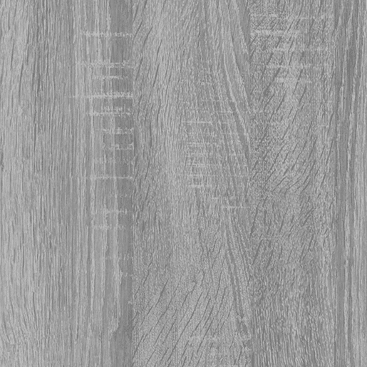 vidaXL Móvel c gavetas e rodas derivados de madeira cinzento sonoma