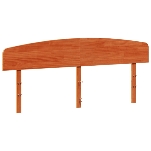 vidaXL Cabeceira 180 cm madeira de pinho maciça castanho-mel