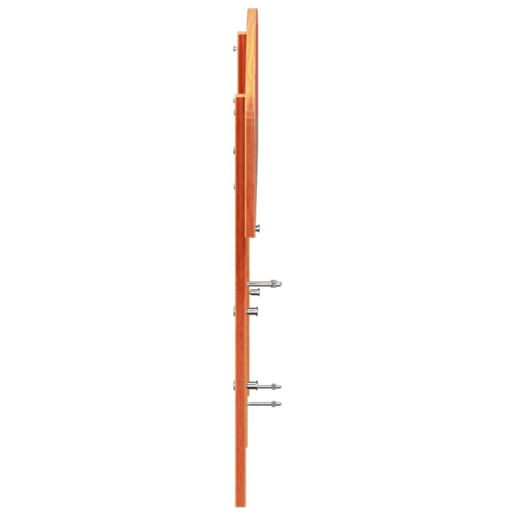 vidaXL Cabeceira 180 cm madeira de pinho maciça castanho-mel