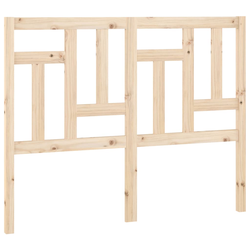 Vidaxl cabecero de cama madera maciza de pino 140,5x4x100 cm