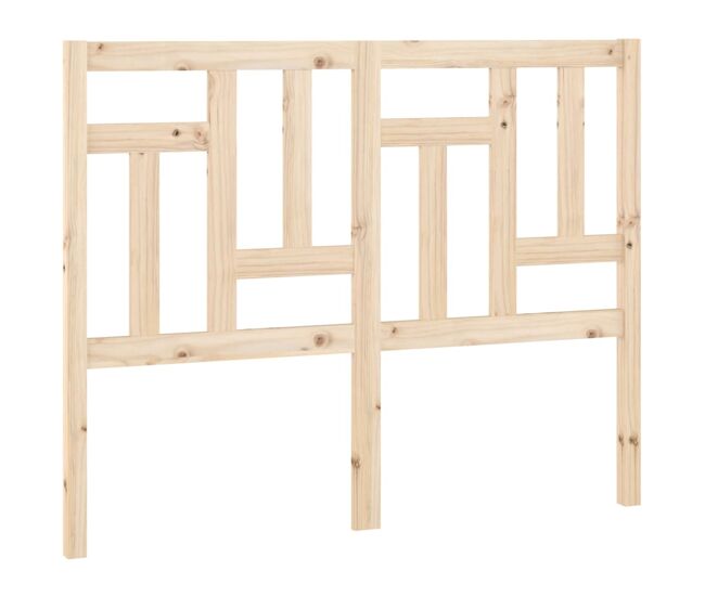Vidaxl cabecero de cama madera maciza de pino 140,5x4x100 cm