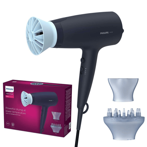 Secador de Cabelo Philips 3000 BHD36020 Secador Azul Marinho deep blue 2100 W