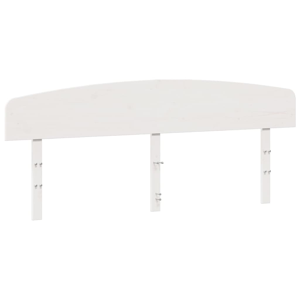 Vidaxl cabecero de cama madera maciza de pino blanco 200 cm