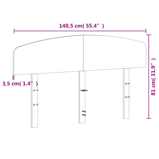 vidaXL Cabeceira 135 cm madeira de pinho maciça castanho-mel vidaXL Cabeceira 135 cm madeira de pinho maciça castanho-mel